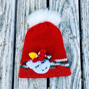 Kids Unicorn Knit Christmas Hat
